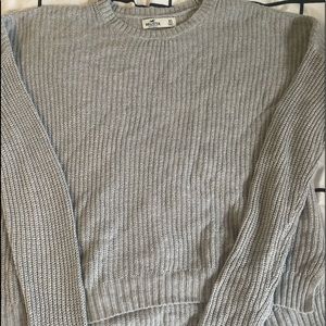 hollister grey sweater xs